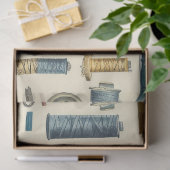 Weer een naaiende junk journal-serie ontwerp #3 tissuepapier (Geschenk)