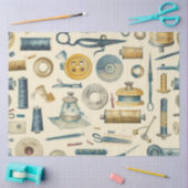 Weer een naaiende junk journal-serie ontwerp #3 tissuepapier (Craft)