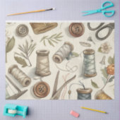 Weer een naaiende junk journal-serie ontwerp #4 tissuepapier (Craft)