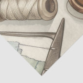 Weer een naaiende junk journal-serie ontwerp #4 tissuepapier (Detail)