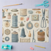 Weer een naaiende junk journal-serie ontwerp #5 tissuepapier (Craft)