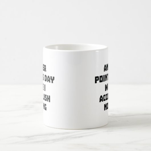 Weer een ondoordringbare dag koffiemok (Center)