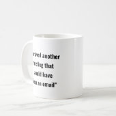 Weer een ontmoeting overleefd: Mok (Voorkant links)