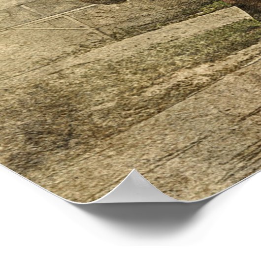 Weer een oud koppel op Wagon Poster (Hoek)