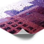 weer een regenachtige dag poster (Hoek)