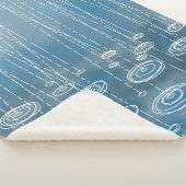 Weer een regenachtige dag weetherschilderen sherpa deken (3/4)