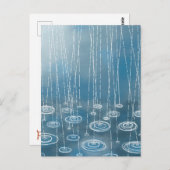 Weer een regendag briefkaart (Voorkant / Achterkant)
