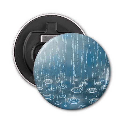 Weer een regendag button flesopener (Voorkant)