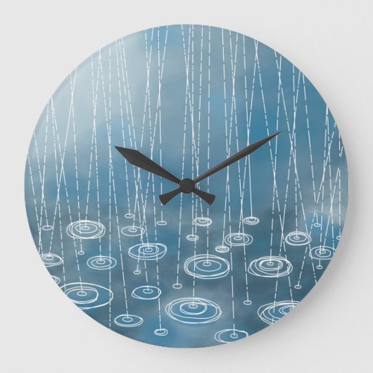 Weer een regendag grote klok (Voorkant)