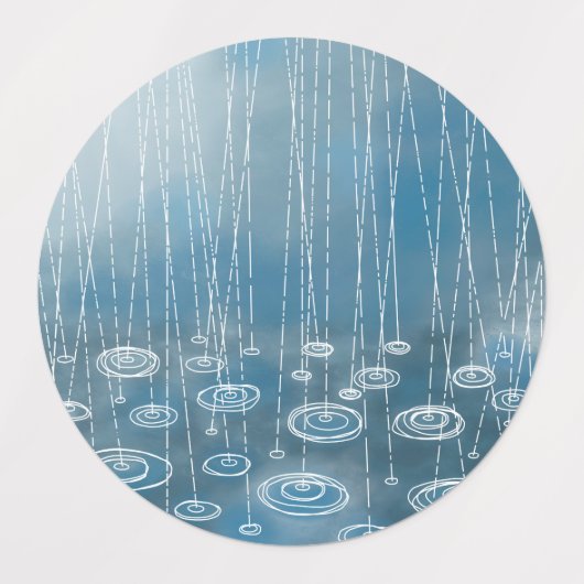 Weer een regendag labels (Design 1)