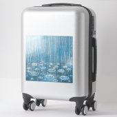 Weer een regendag sticker (Koffer)