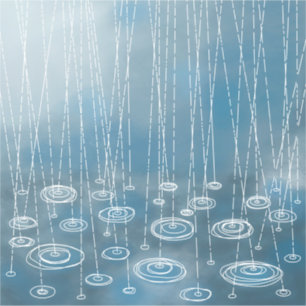 Weer een regendag sticker