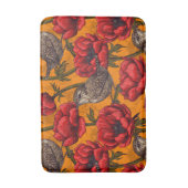 Weer een rode anemontuin badmat (Voorkant Verticaal)