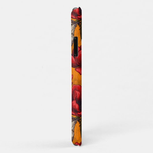 Weer een rode anemontuin Case-Mate iPhone case (Achterkant/rechts)