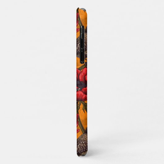 Weer een rode anemontuin Case-Mate iPhone case (Achterkant/links)