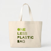 Weer een T-shirt met minder plastic tas (Voorkant)