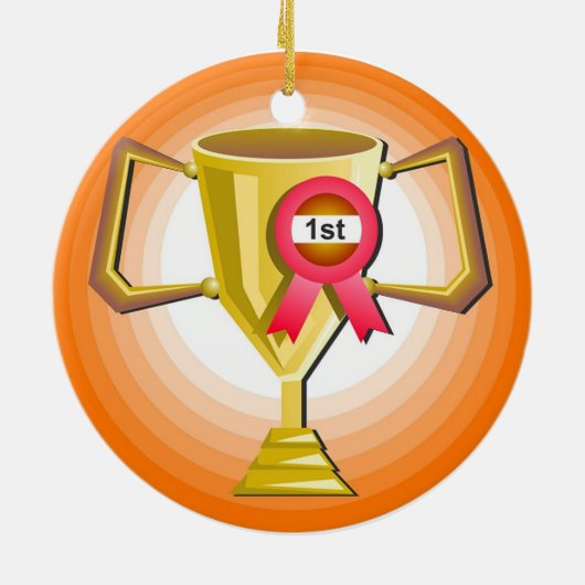 Weer een trofee keramisch ornament (Achterkant)