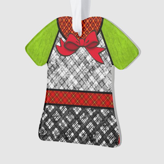 Weer een Ugly Sweater Personalized Acrylornament Ornament (voorkant)