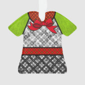 Weer een Ugly Sweater Personalized Acrylornament Ornament (voorkant)