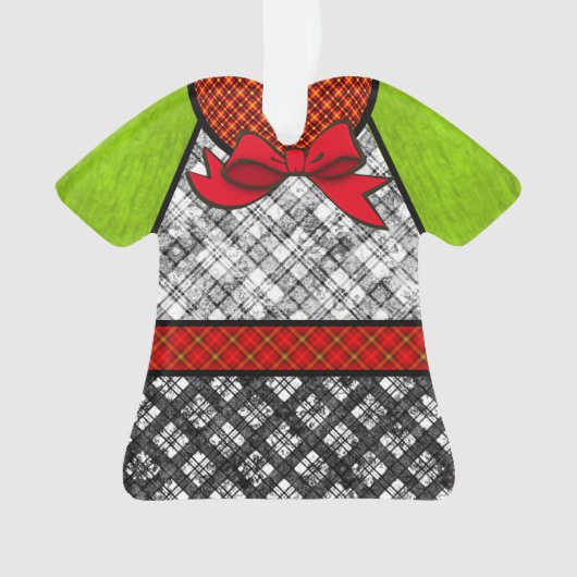 Weer een Ugly Sweater Personalized Acrylornament Ornament (voorkant)