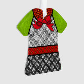 Weer een Ugly Sweater Personalized Acrylornament Ornament (voorkant)