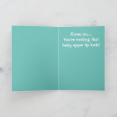 "Weer een verjaardag die je naar beneden haalt?" Kaart (Binnen)