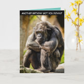 "Weer een verjaardag die je naar beneden haalt?" Kaart (Gele Bloem)