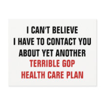 Weer een vreselijk GOP-zorgplan