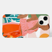 Weer een warme dag Case-Mate iPhone case (Achterkant (horizontaal))