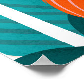 Weer een warme dag poster (Hoek)