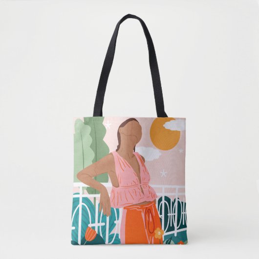 Weer een warme dag tote bag (Voorkant)