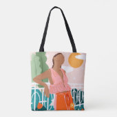 Weer een warme dag tote bag (Achterkant)