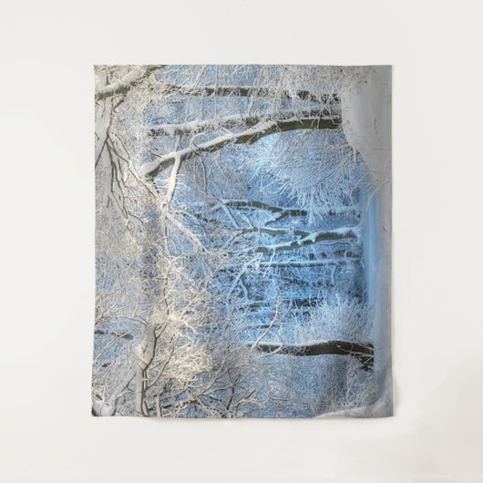 weer een winterwonderdoener wandkleed (Voorkant)