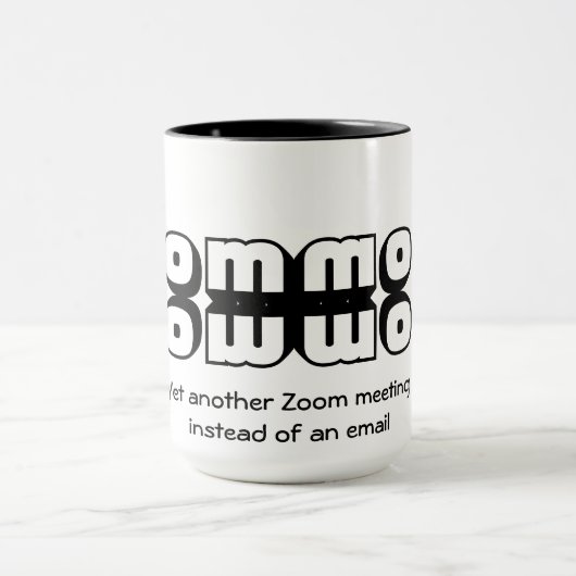 Weer een ZOOM bijeenkomst |  Mok (Midden)