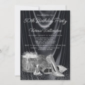 Weer een zwarte zilverschoen, om het even welk aan kaart (Voorkant)