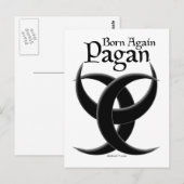 Weer geboren heidens Briefkaart (Voorkant / Achterkant)