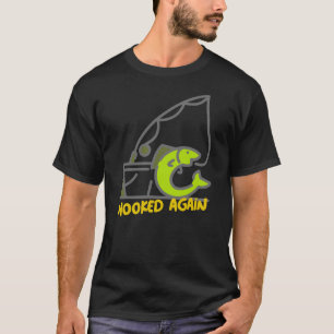 Weer Gehaakt Grappig Visontwerp Visverslaafde T-shirt