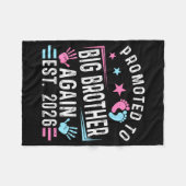 weer gepromoveerd naar Big Brother Geschatte datum Fleece Deken (Voorkant (Horizontaal))