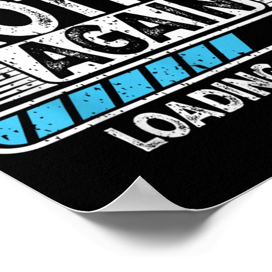 Weer gepromoveerd tot broeder Est. 2026 Loading Fu Poster (Hoek)