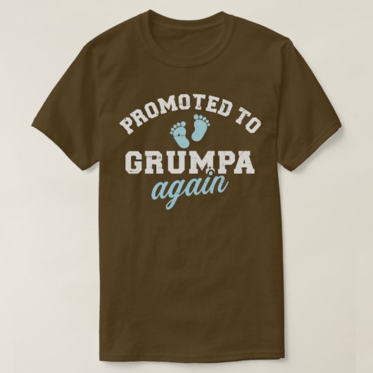weer gepromoveerd tot grumpa opa t-shirt (Design voorkant)