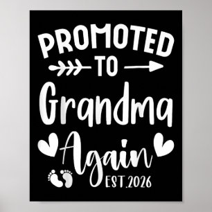 weer gepromoveerd tot oma 2026 Schattige familie z Poster