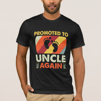 weer gepromoveerd tot oom cadeau vaderdag t-shirt