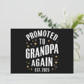 weer gepromoveerd tot opa 2025 binnenkort grootvad aankondiging (Staand voorkant)