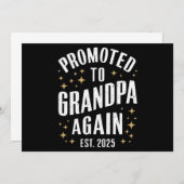 weer gepromoveerd tot opa 2025 binnenkort grootvad aankondiging (Voorkant / Achterkant)