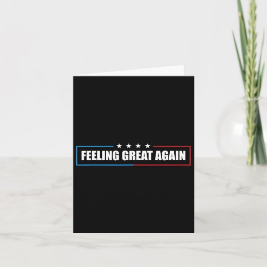 Weer Geweldig Voelen Trump 2025 Kaart (Voorkant)