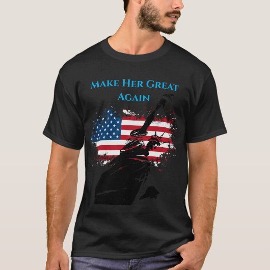 weer goed voor amerika t-shirt (Voorkant)
