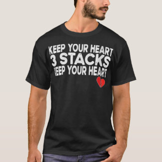 Weer grappig houd je hart 3 stapels in je bloed t-shirt
