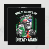 Weer grappige Trump maakt St Patrick's Day weer ge (Voorkant / Achterkant)