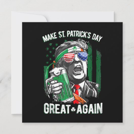 Weer grappige Trump maakt St Patrick's Day weer ge (Voorkant)