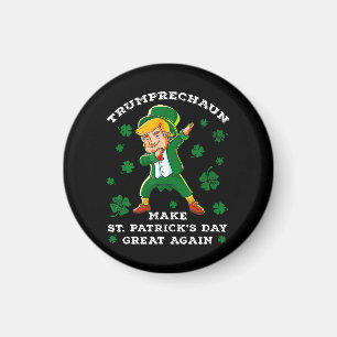 Weer grappige Trump maakt St Patrick's Day weer ge Magneet